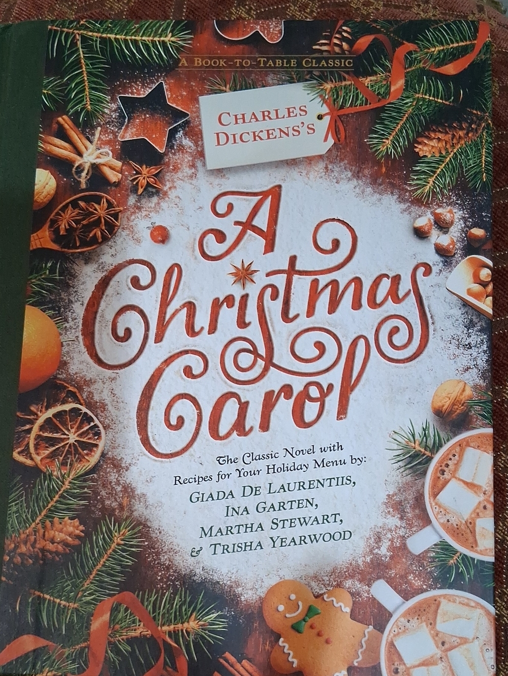 A Christmas Carol Holiday Edition — Red & Green Cover Recipe Book